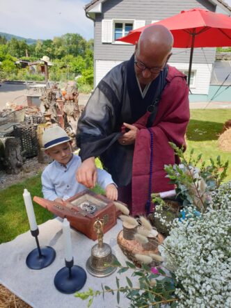 Weihrauch Phönix Ritual bei der Abschiedsfeier